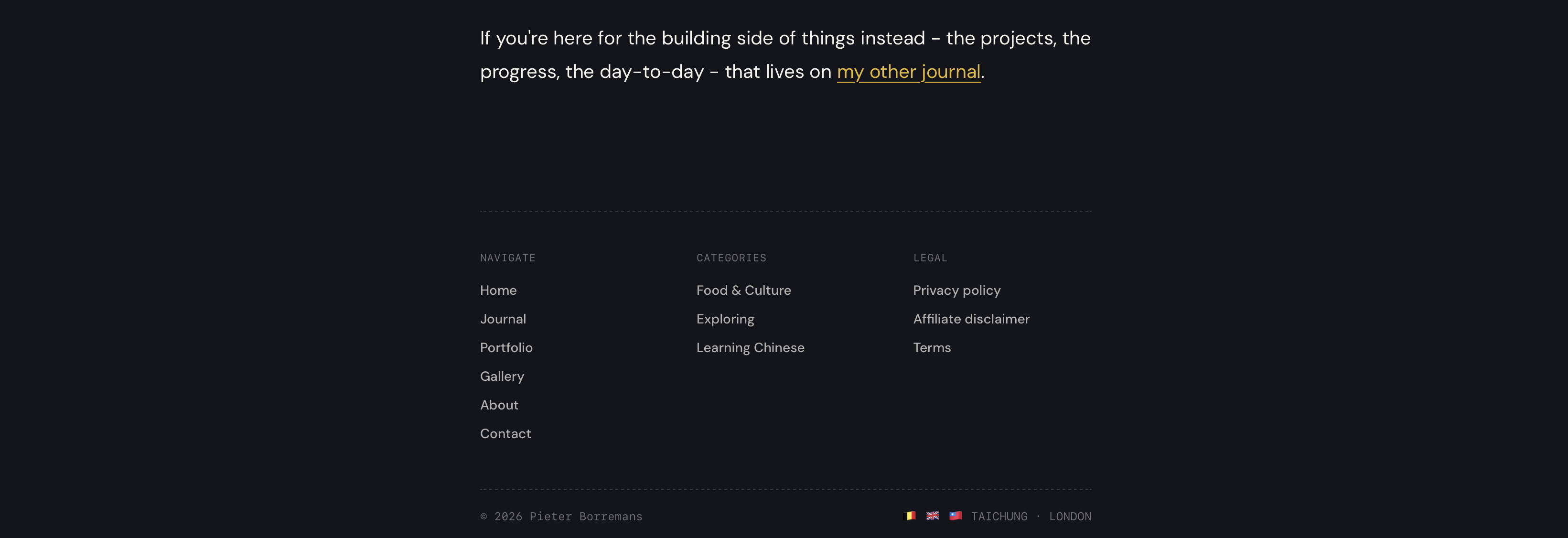 Pieter.tw footer signature layout Pieter.tw-footer-signature-layout
