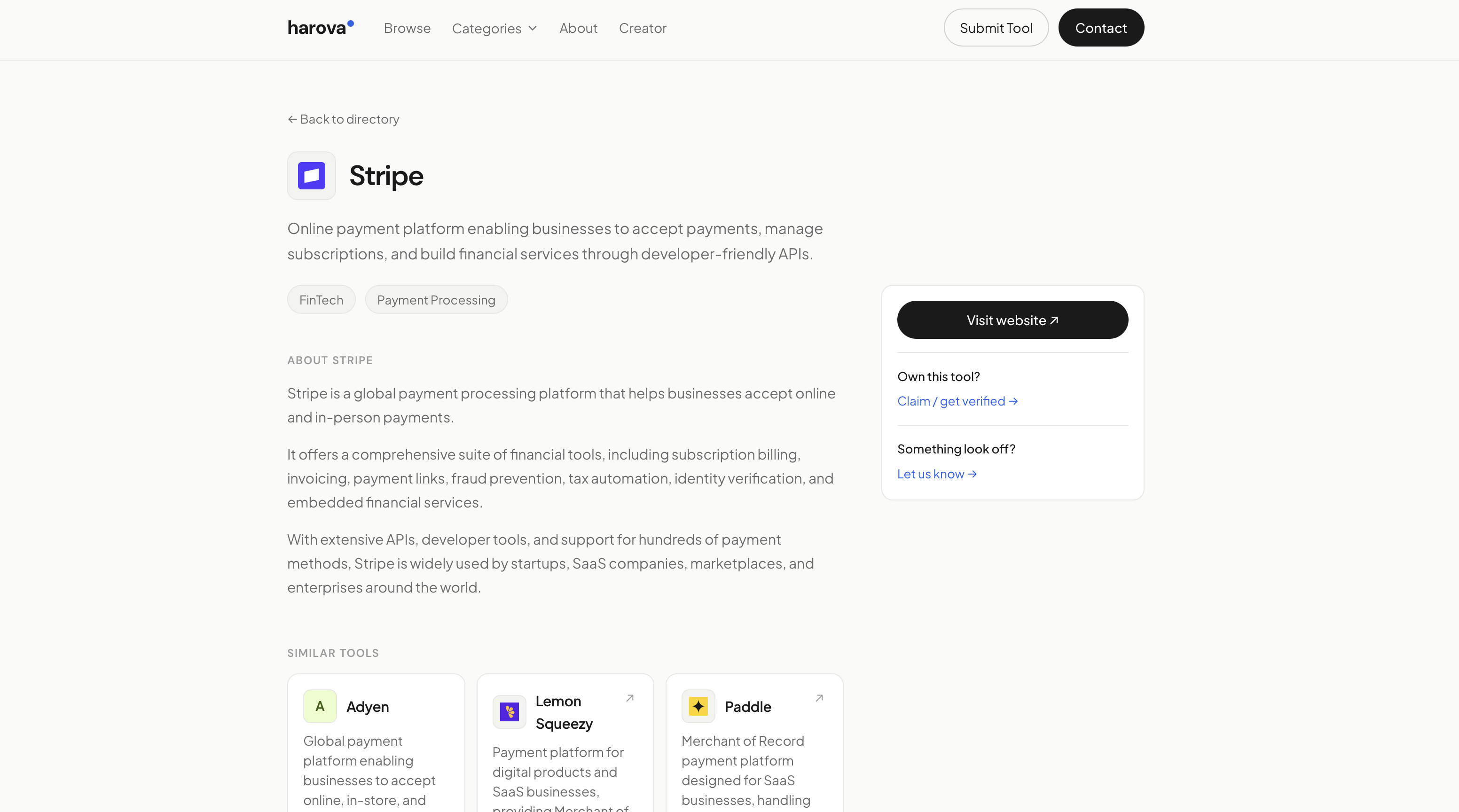Harova stripe profile