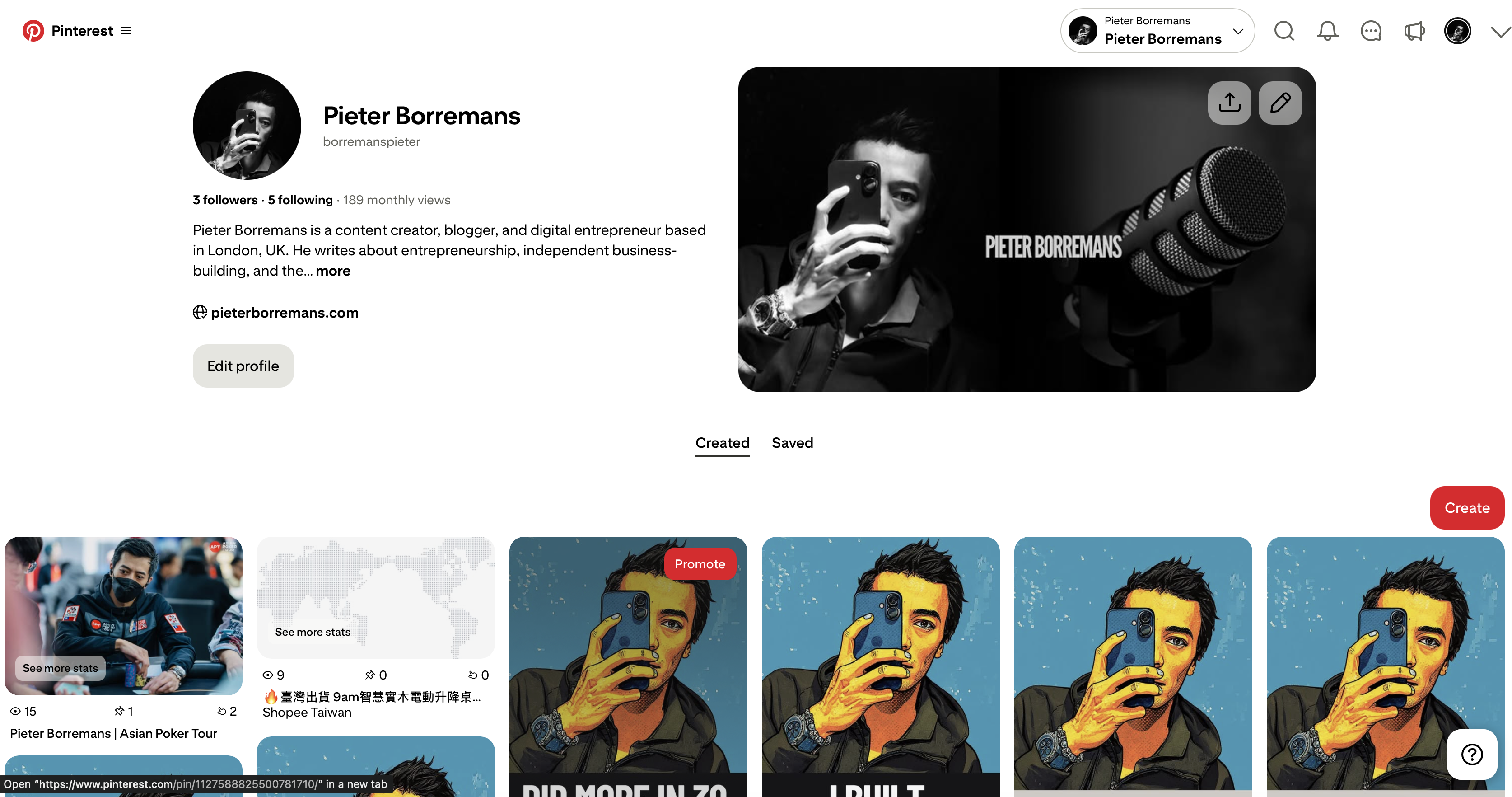 Pinterest pieter borremans profile feed 2