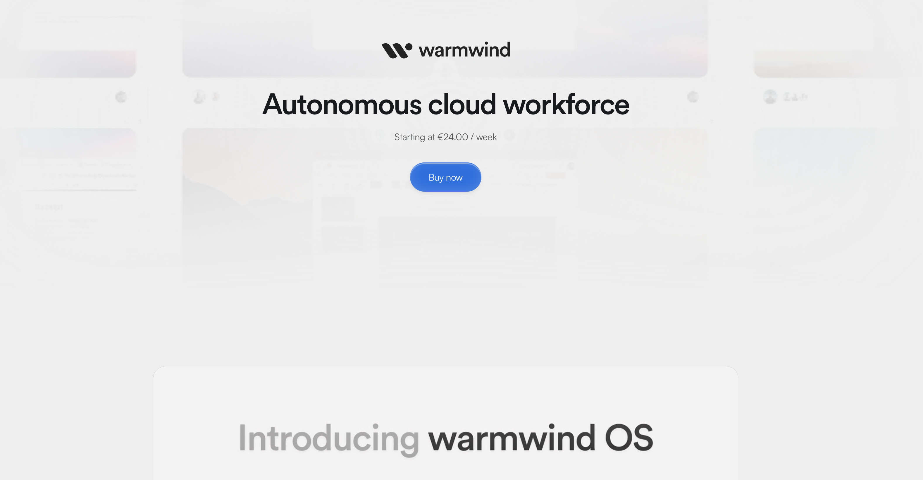 Warmind OS invitation page