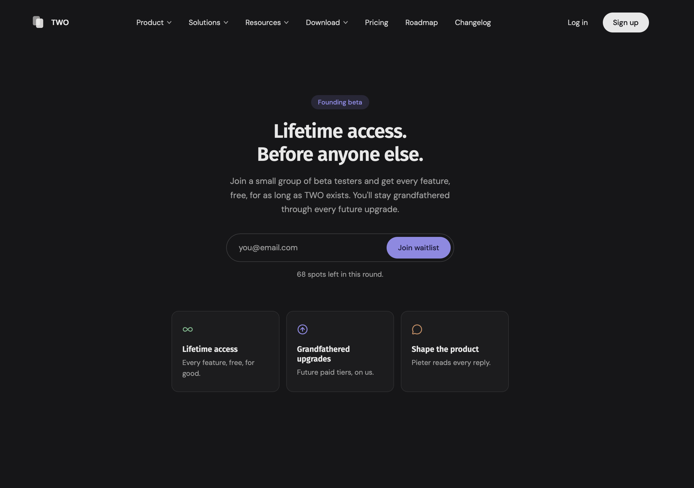 TWO beta invite
