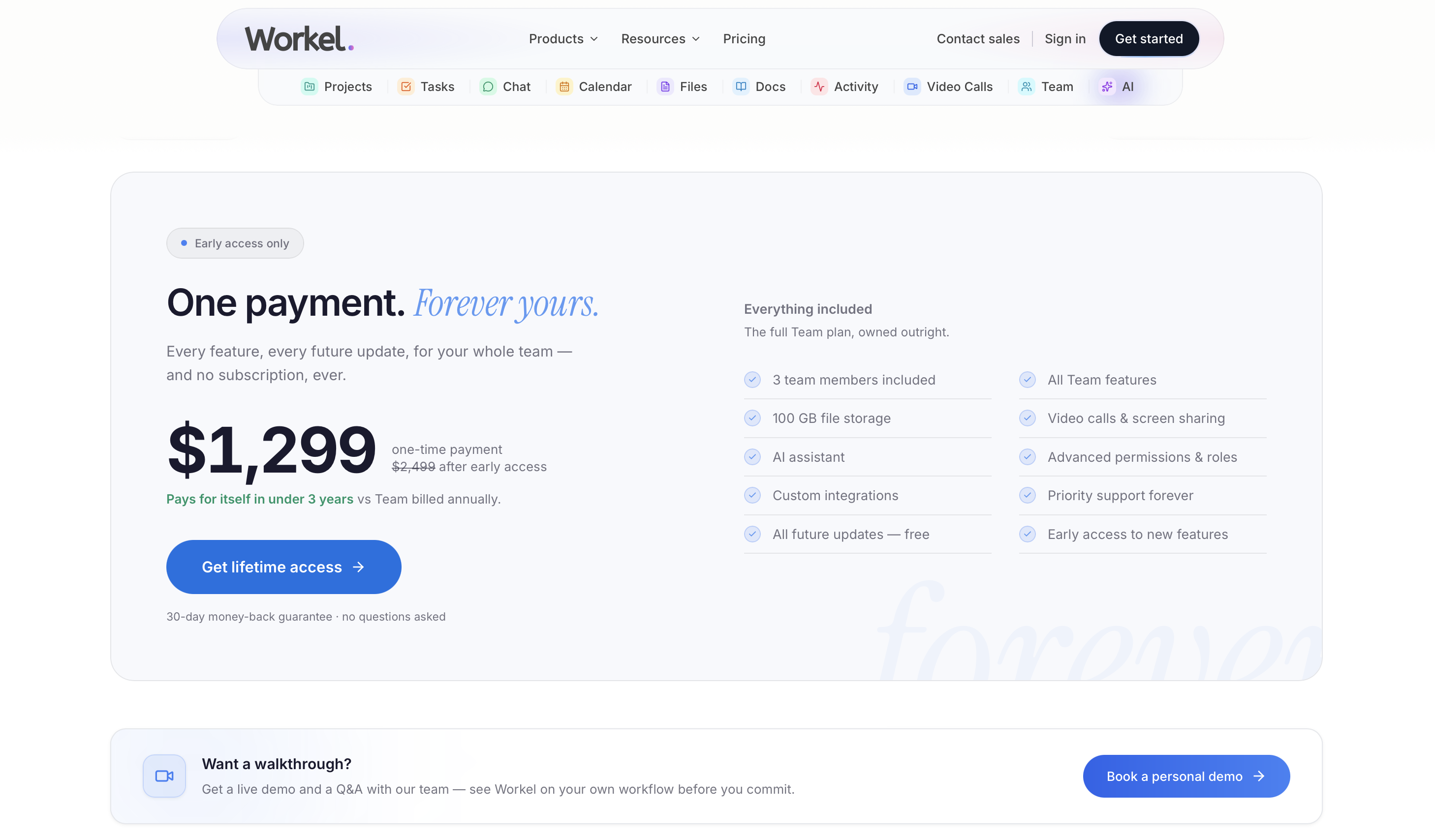 Workel lifetime deal