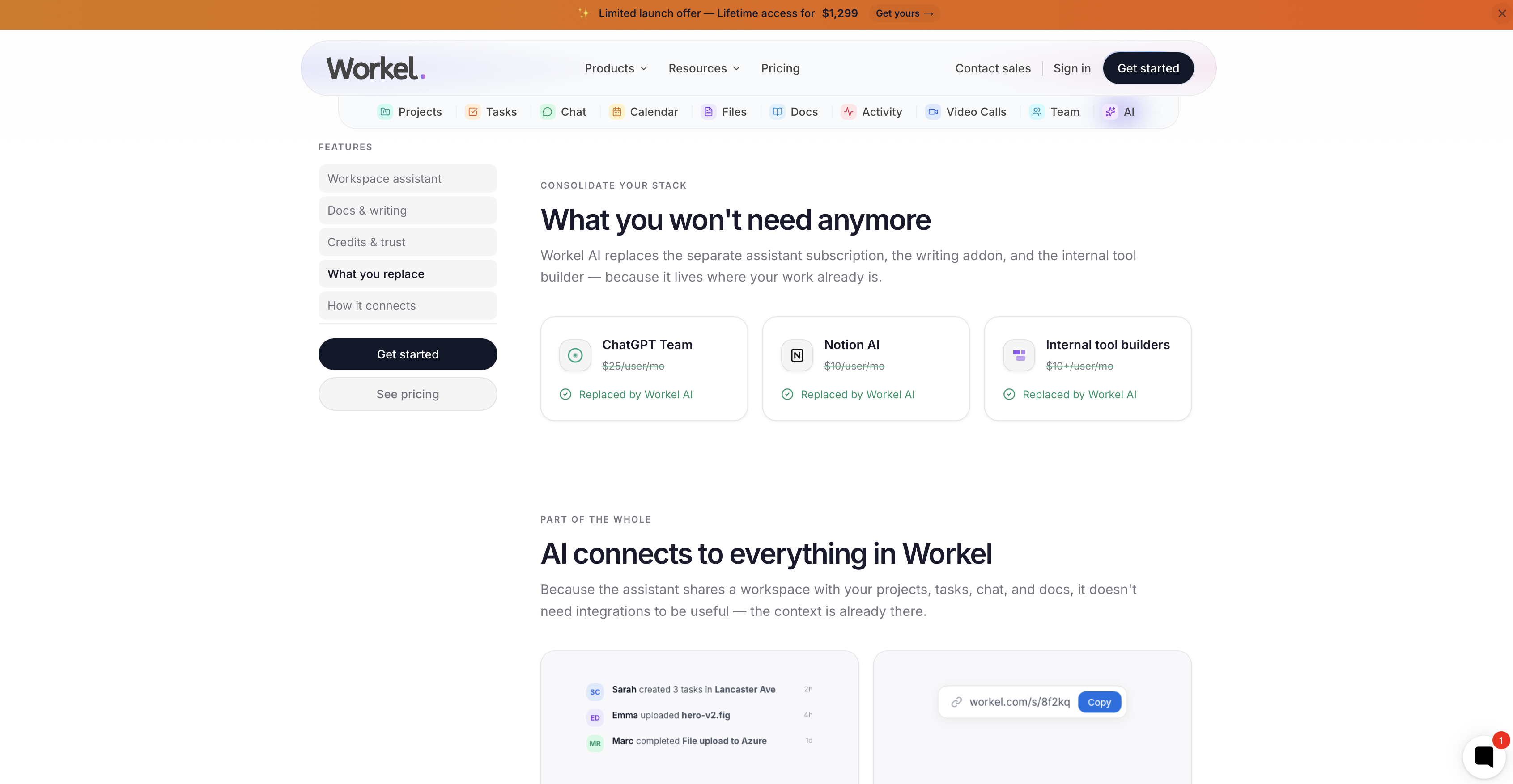 AI comparison Workel