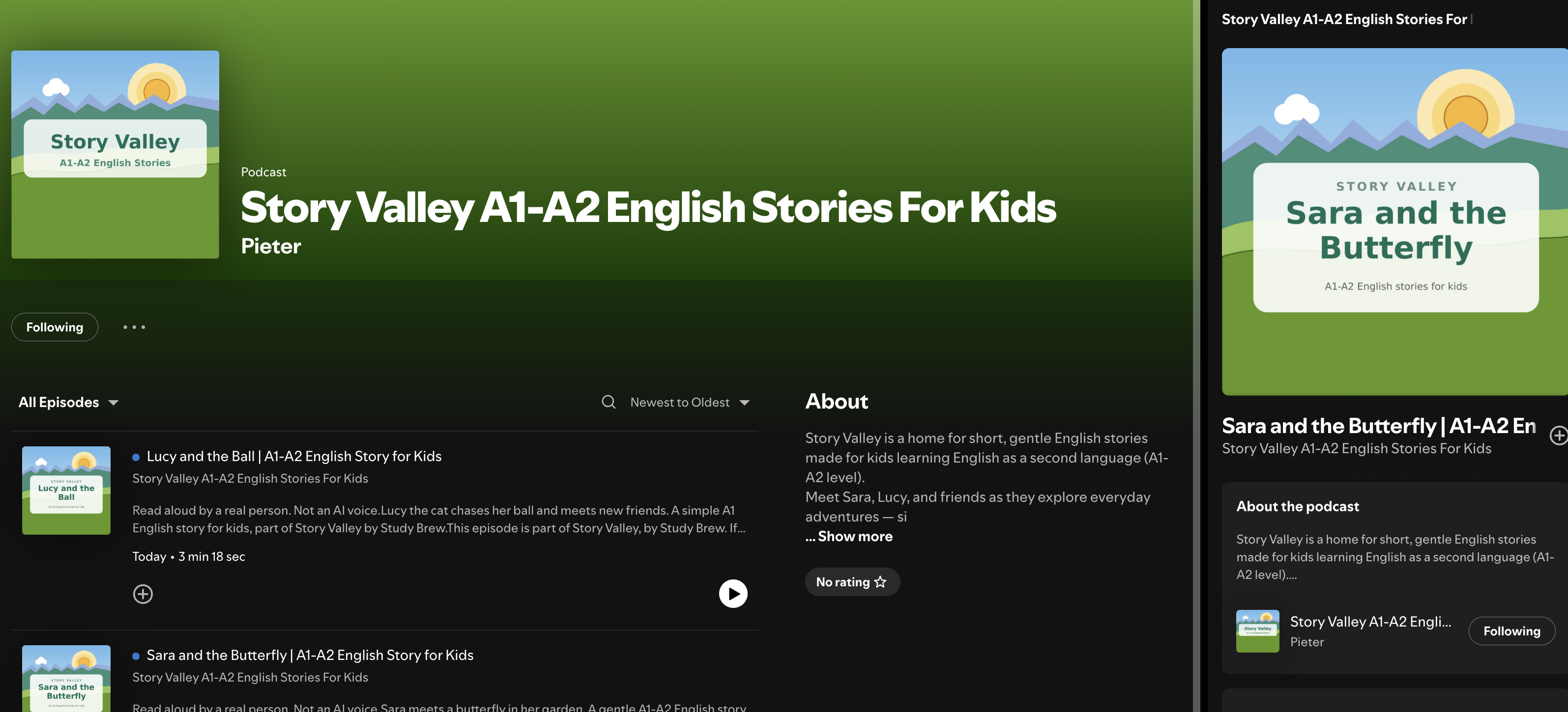 Story valley kids on spotify