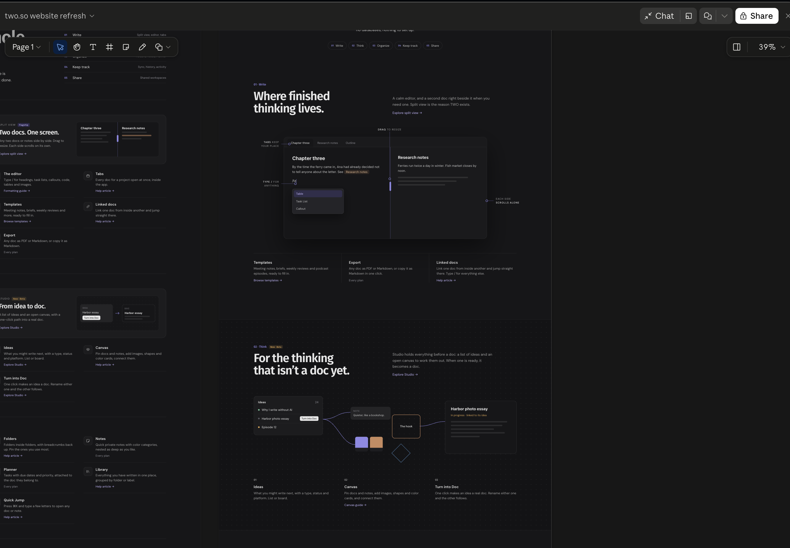 TWO docs redesign 2