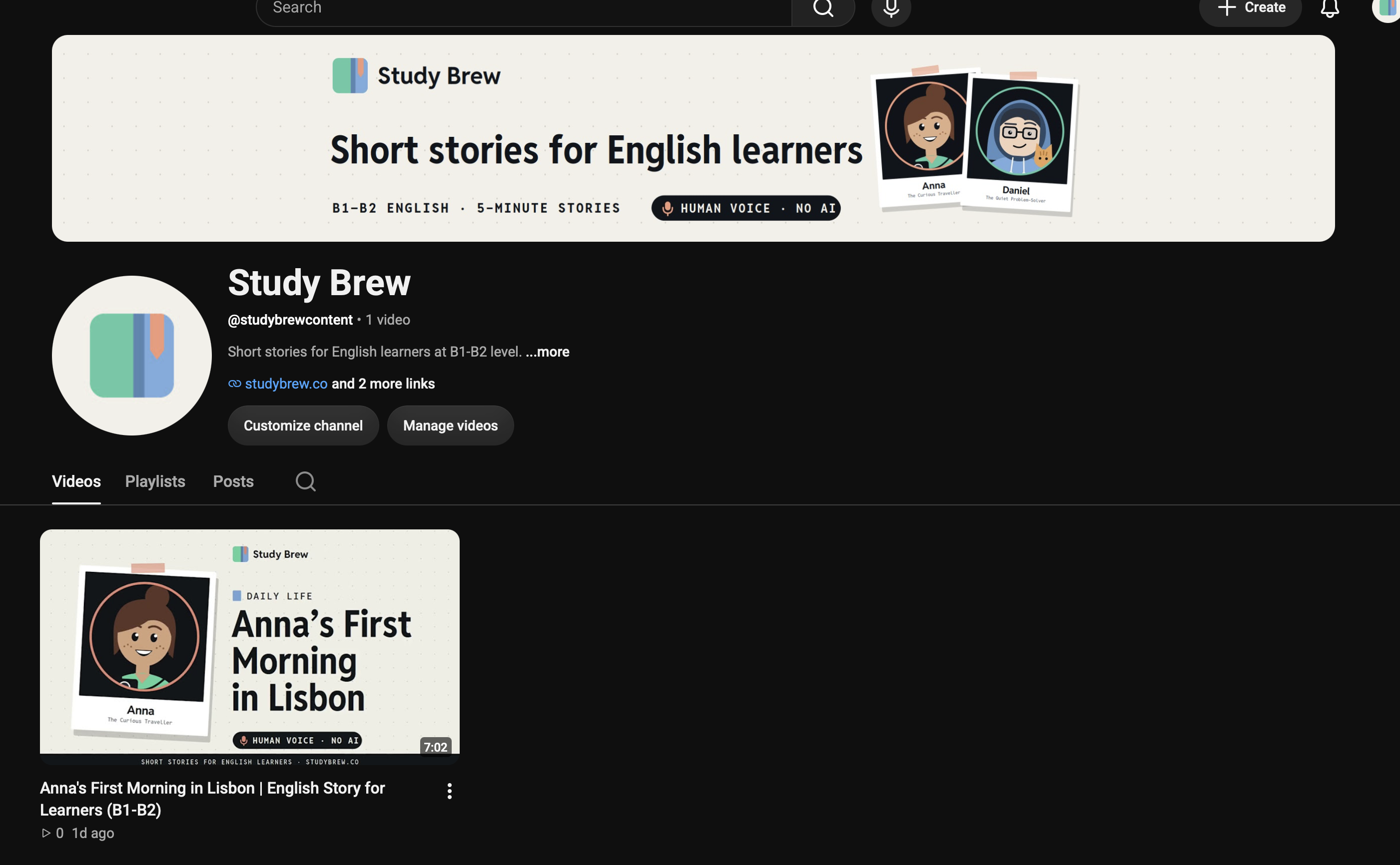 Study Brew YouTube